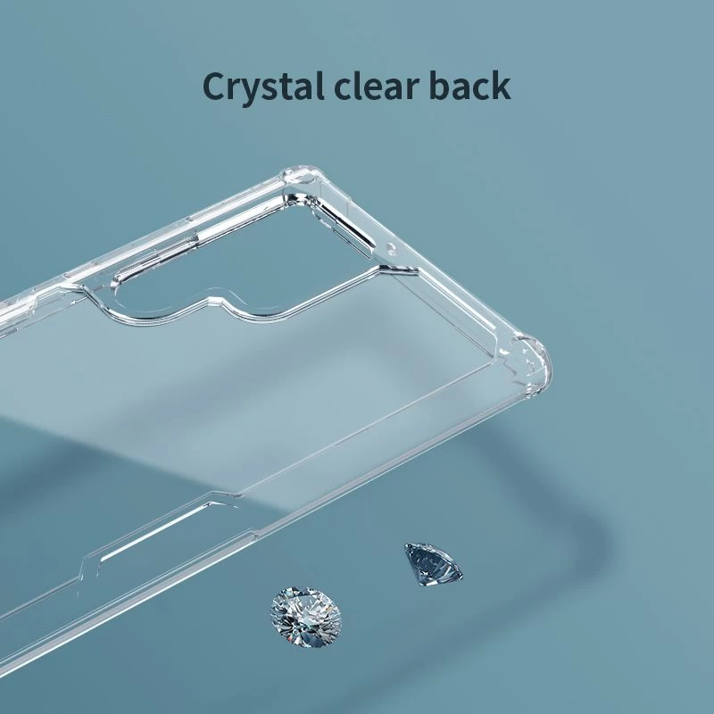 Samsung Galaxy S22 Ultra case translucent blue Nillkin TPU PRO 