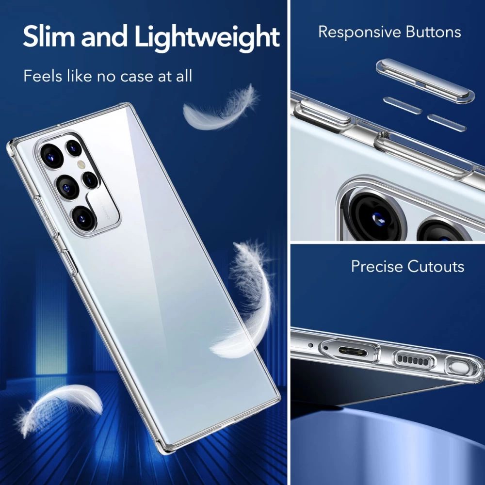 Samsung Galaxy S22 Ultra case transparent ESR Project Zero 