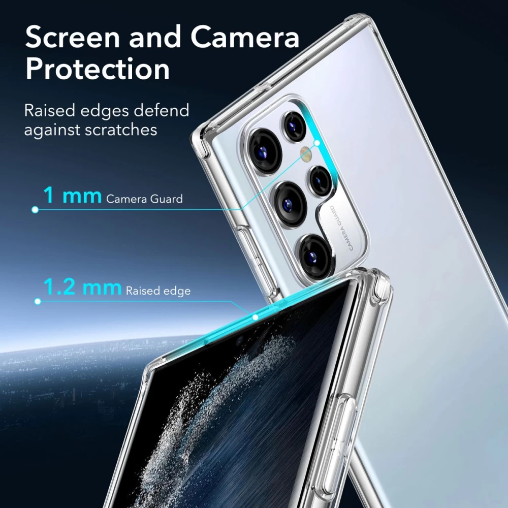 Samsung Galaxy S22 Ultra case transparent ESR Project Zero 