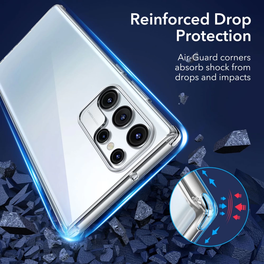 Samsung Galaxy S22 Ultra case transparent ESR Project Zero 
