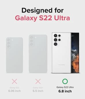 Samsung Galaxy S22 Ultra чехол прозрачный RINGKE Fusion 