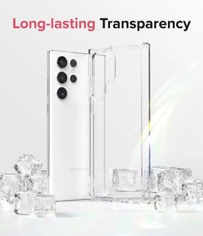 Samsung Galaxy S22 Ultra чехол прозрачный RINGKE Fusion 