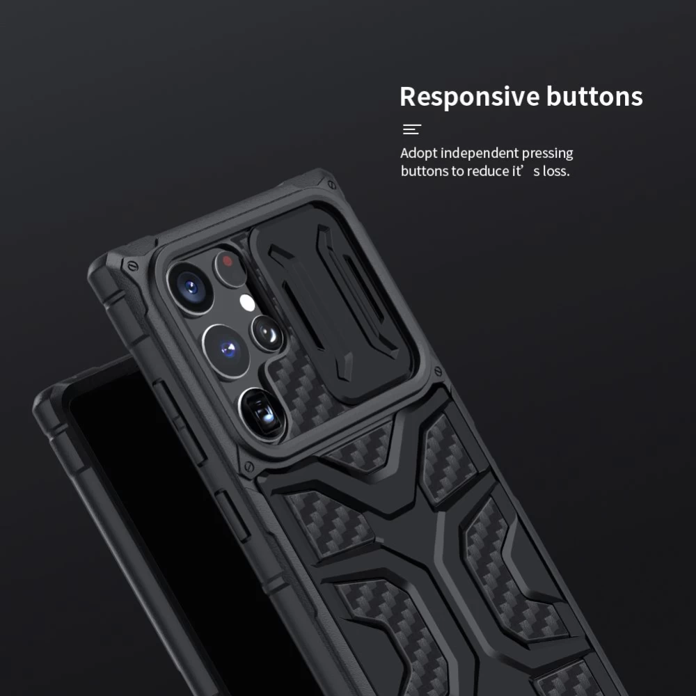 Samsung Galaxy S22 Ultra case red Nillkin Adventurer 