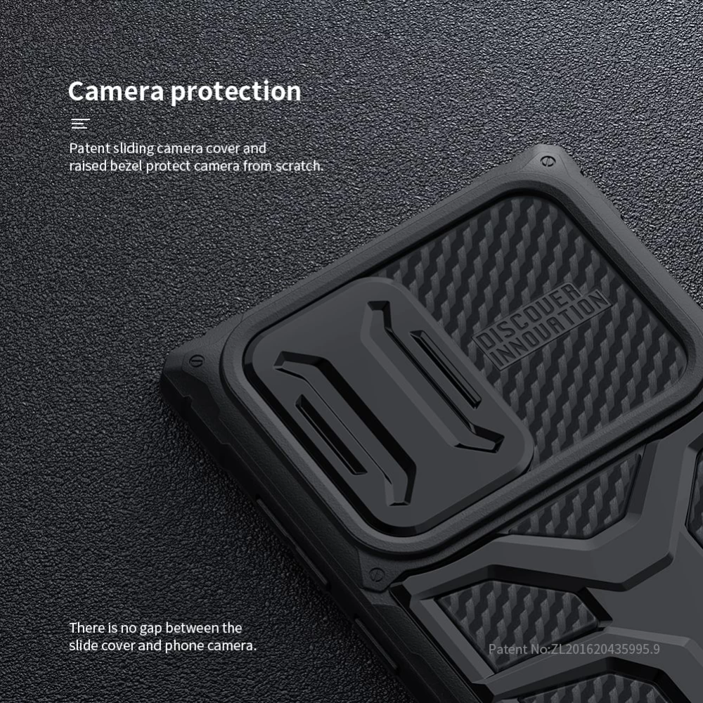 Samsung Galaxy S22 Ultra case blue Nillkin Adventurer 