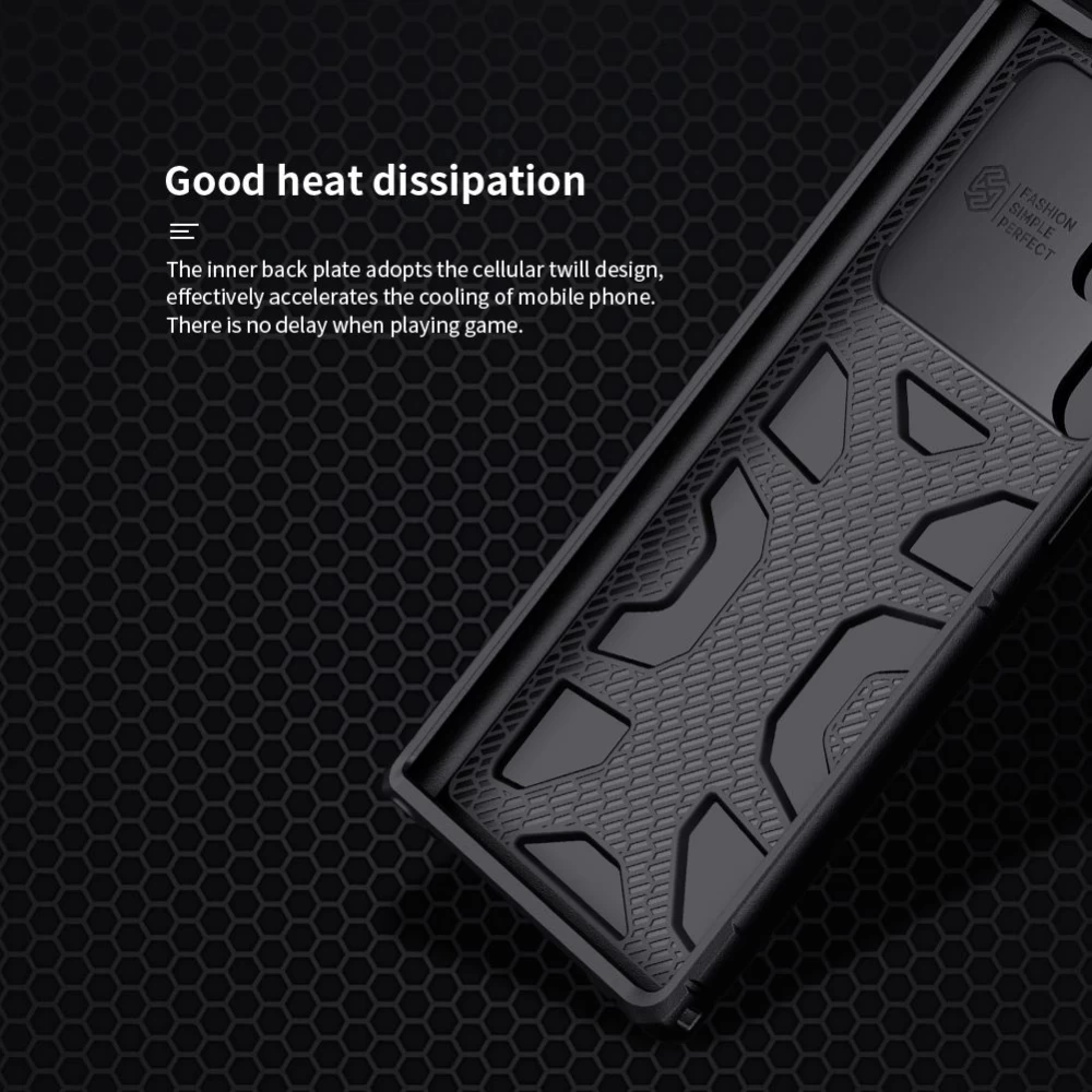 Samsung Galaxy S22 Ultra case blue Nillkin Adventurer 
