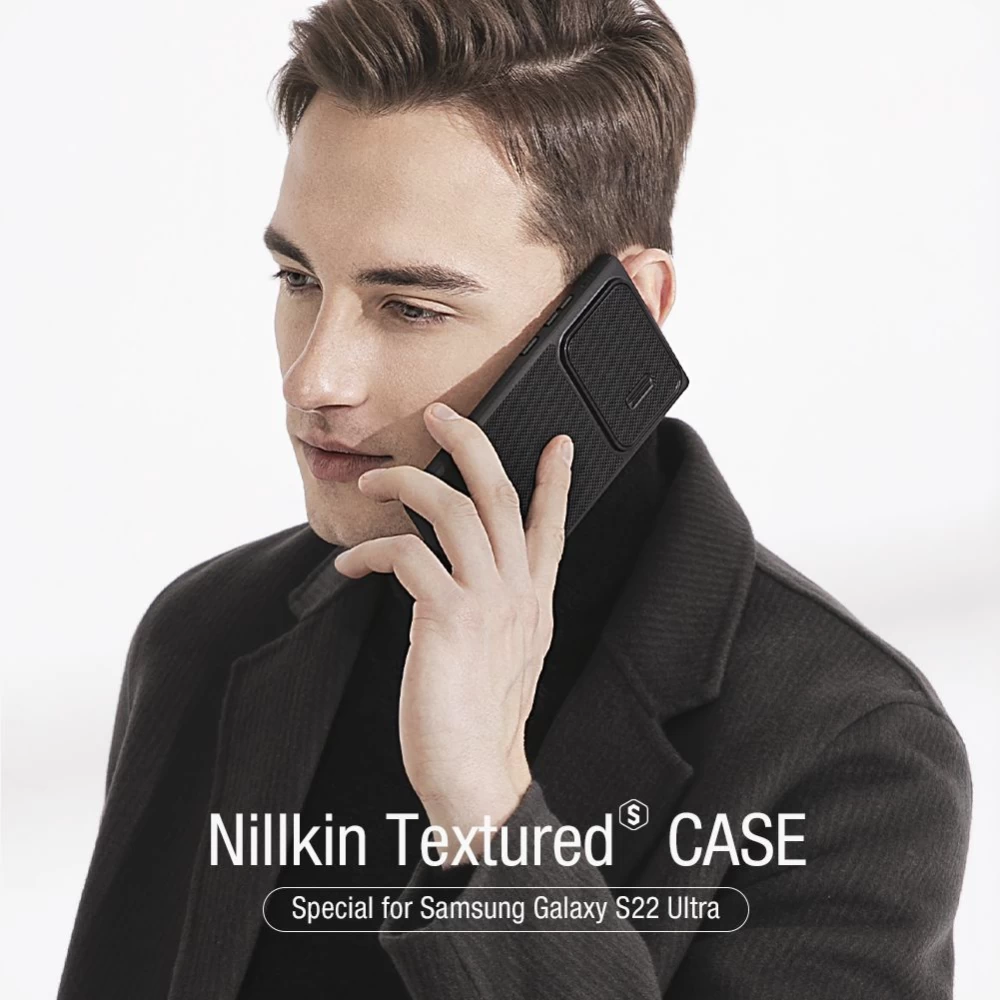 Samsung Galaxy S22 Ultra case blue Nillkin Textured  S