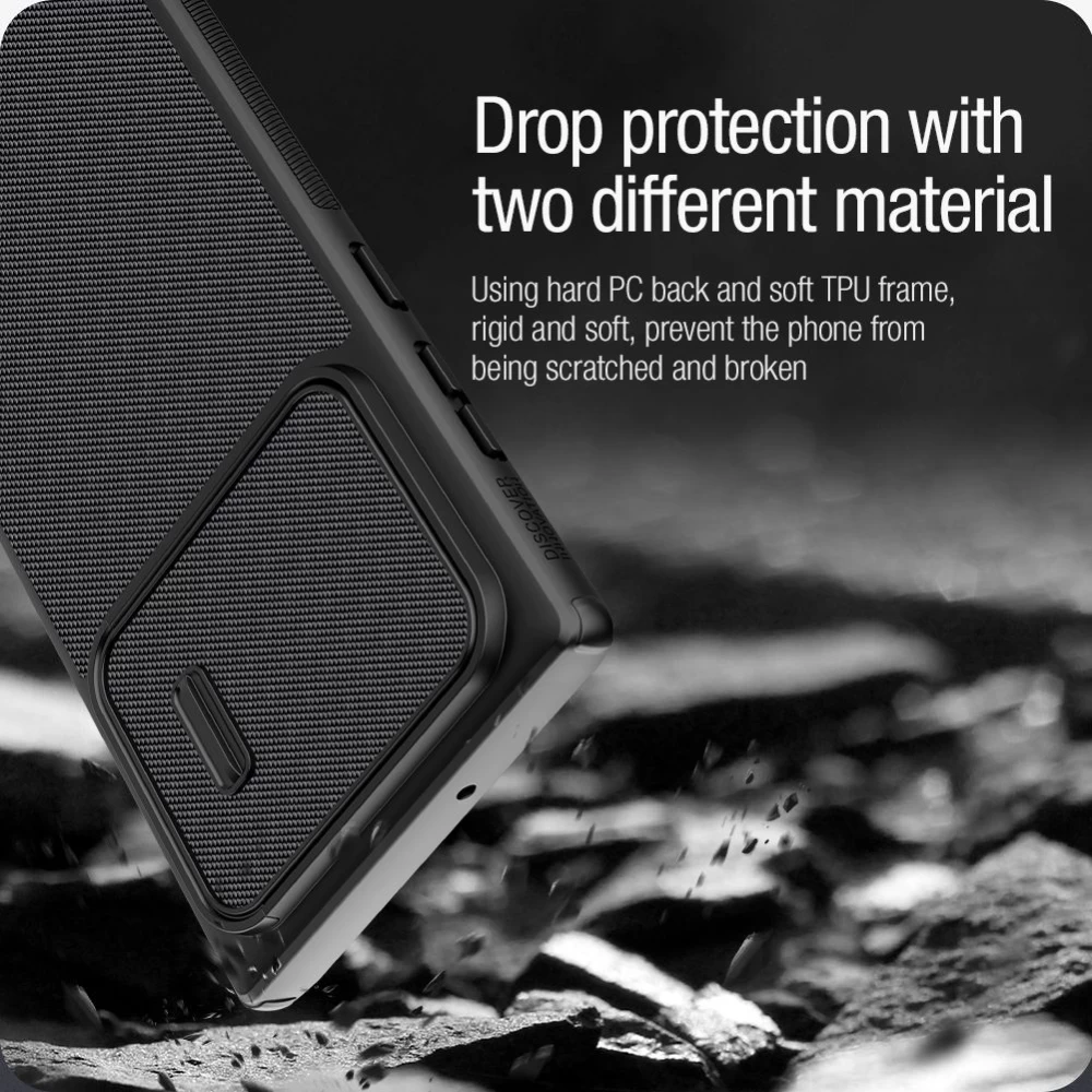 Samsung Galaxy S22 Ultra case blue Nillkin Textured  S