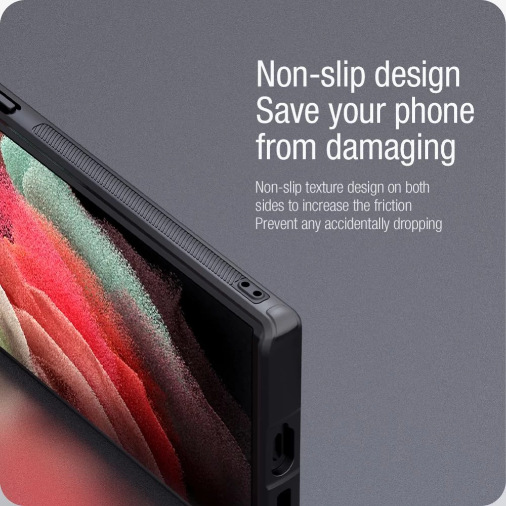 Samsung Galaxy S22 Ultra case blue Nillkin Textured  S