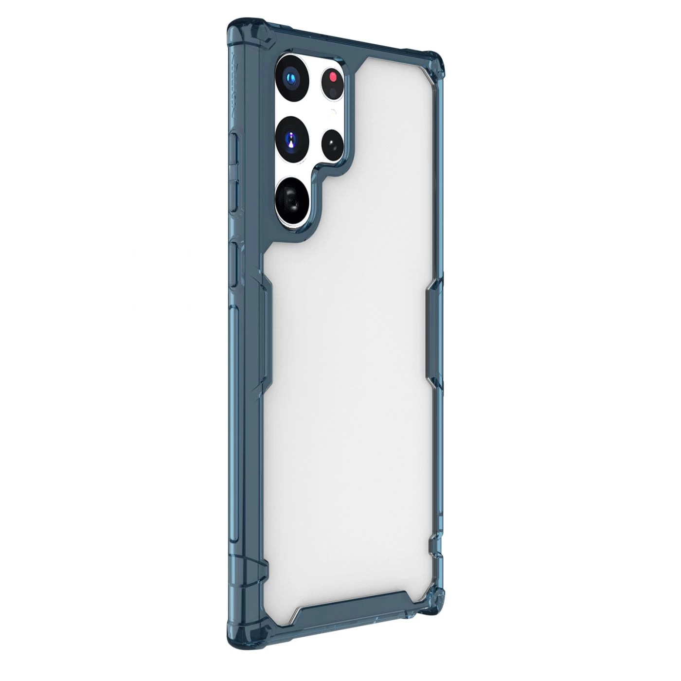 Samsung Galaxy S22 Ultra case translucent blue Nillkin TPU PRO