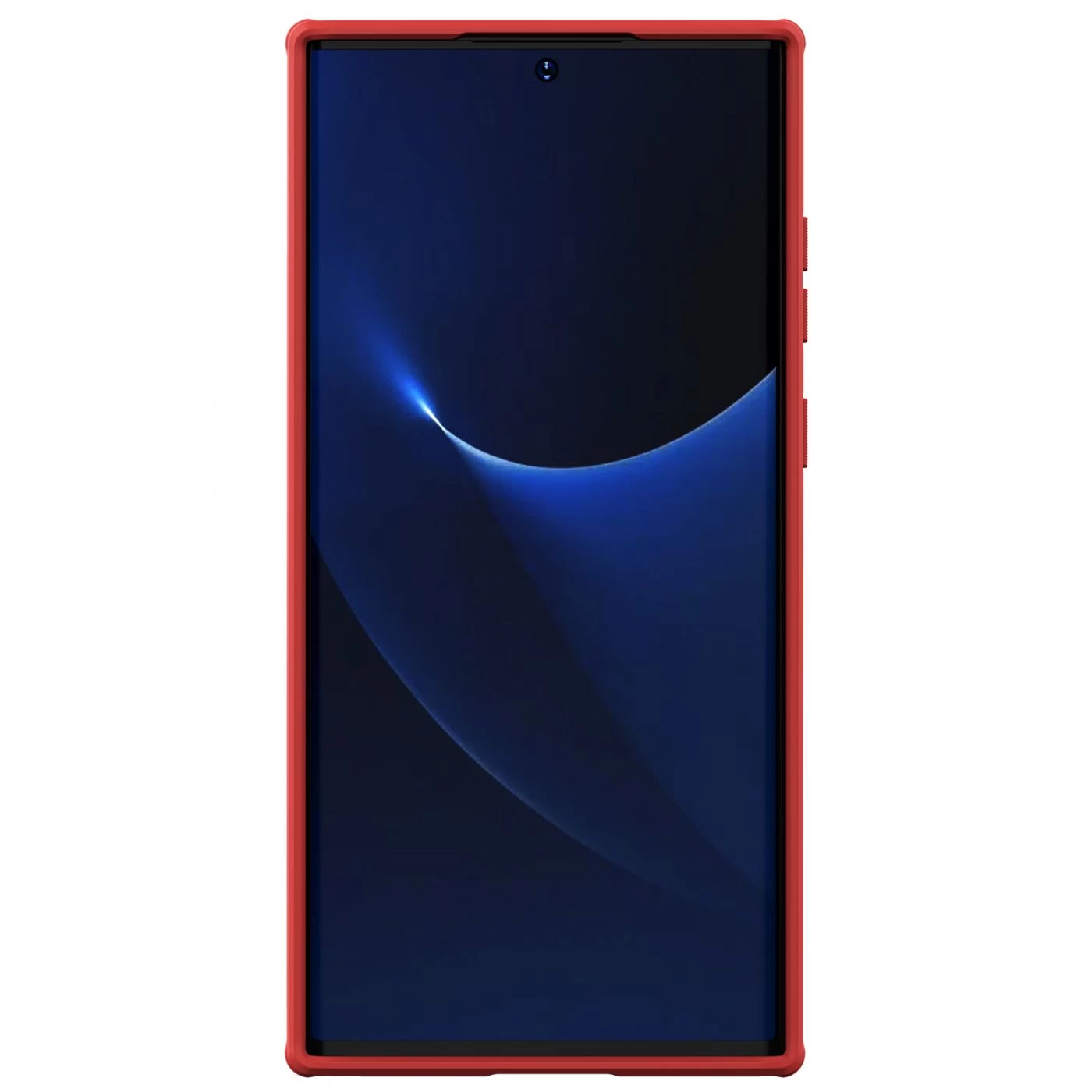 Samsung Galaxy S22 Ultra case red Nillkin Super Frosted Shield Pro