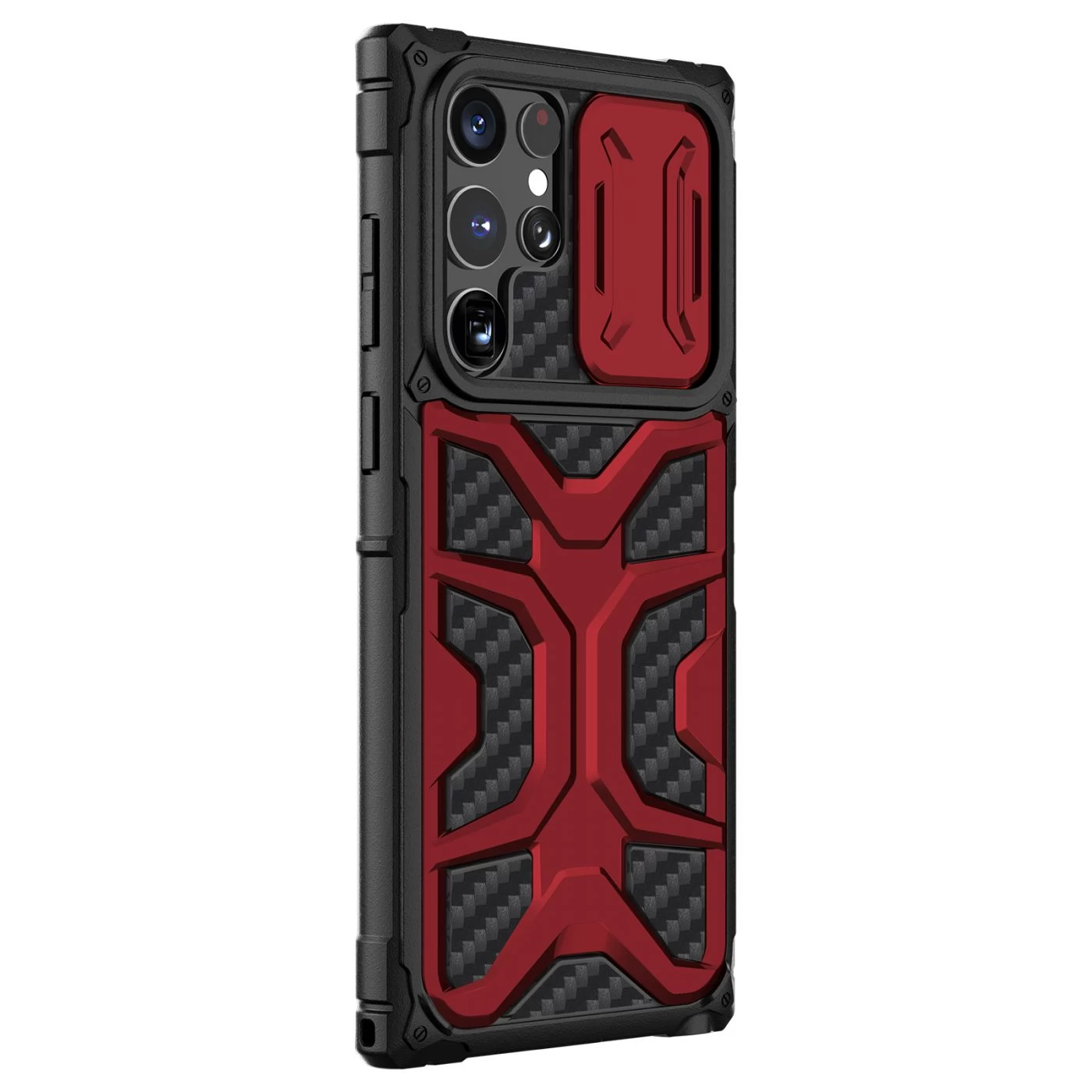 Samsung Galaxy S22 Ultra case red Nillkin Adventurer