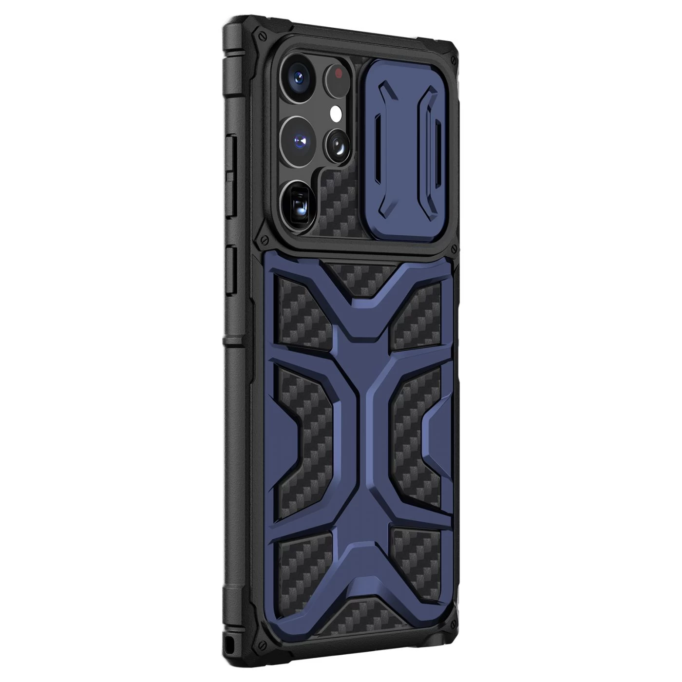 Samsung Galaxy S22 Ultra case blue Nillkin Adventurer