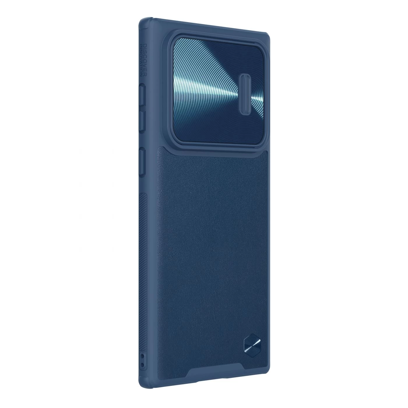 Samsung Galaxy S22 Ultra case blue Nillkin CamShield Leather S