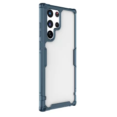 Samsung Galaxy S22 Ultra case translucent blue Nillkin TPU PRO 