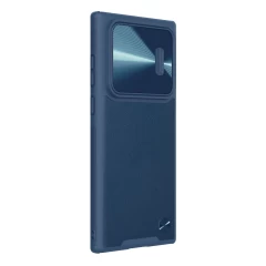 Samsung Galaxy S22 Ultra case blue Nillkin CamShield Leather S
