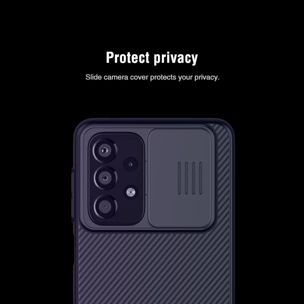 Samsung Galaxy A33 5G чехол синий Nillkin CamShield
