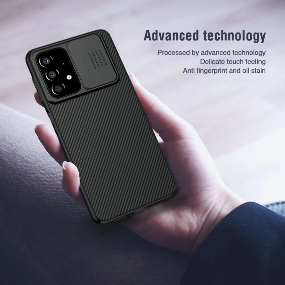 Samsung Galaxy A33 5G чехол синий Nillkin CamShield