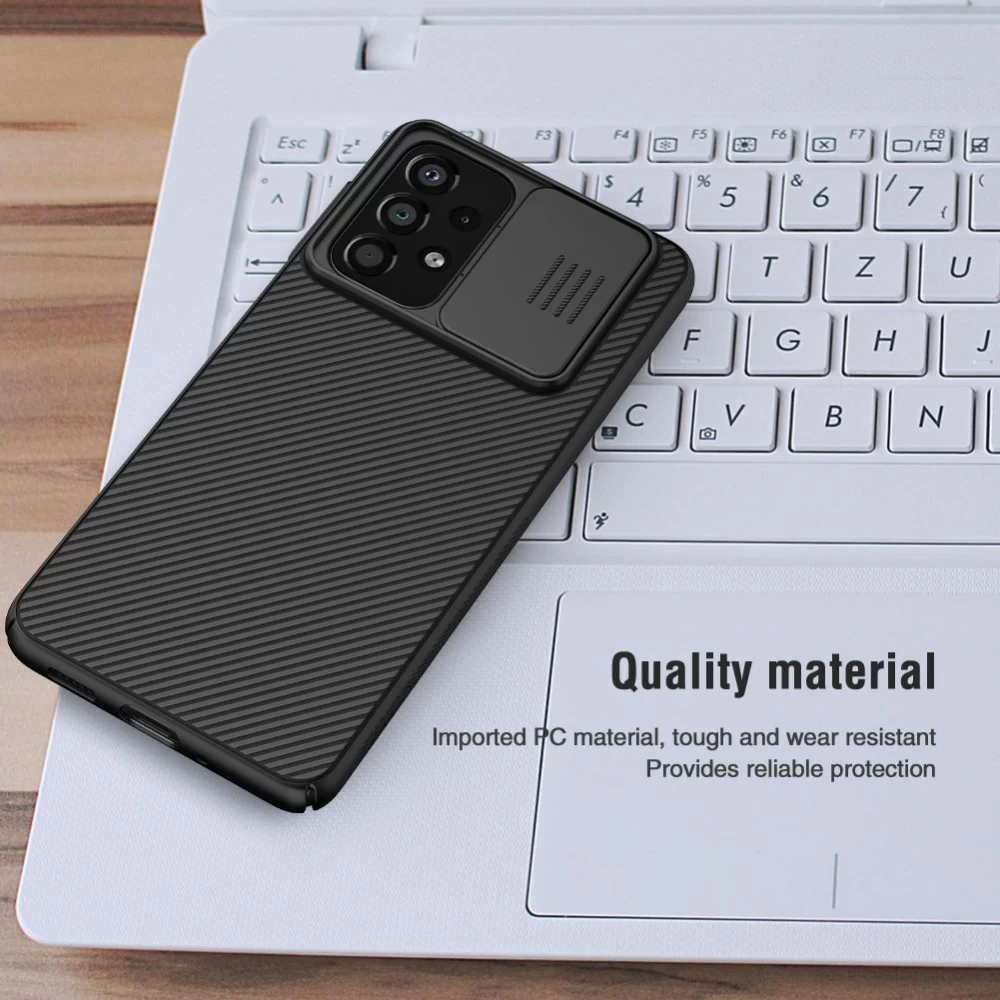 Samsung Galaxy A33 5G чехол синий Nillkin CamShield