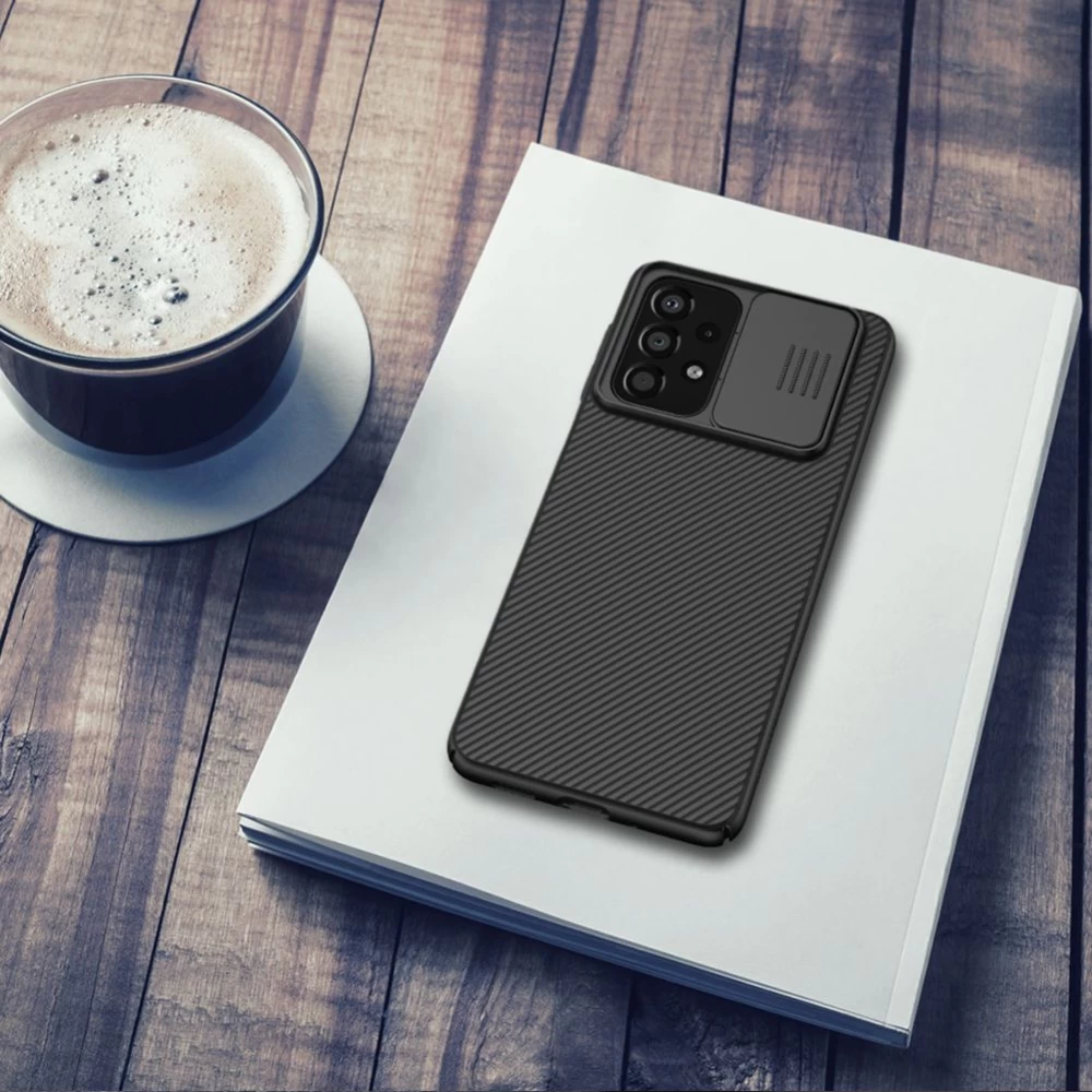 Samsung Galaxy A33 5G чехол синий Nillkin CamShield