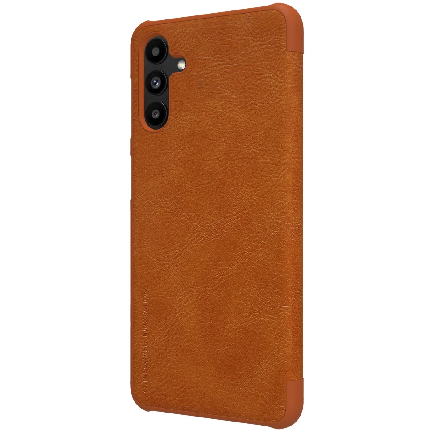 Samsung Galaxy A13 5G dėklas rudas Nillkin Qin Leather