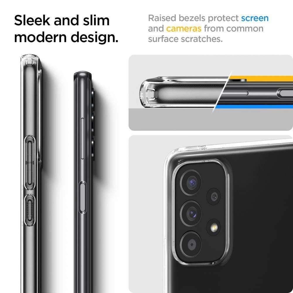 Samsung Galaxy A53 5G dėklas skaidrus SPIGEN Liquid Crystal 