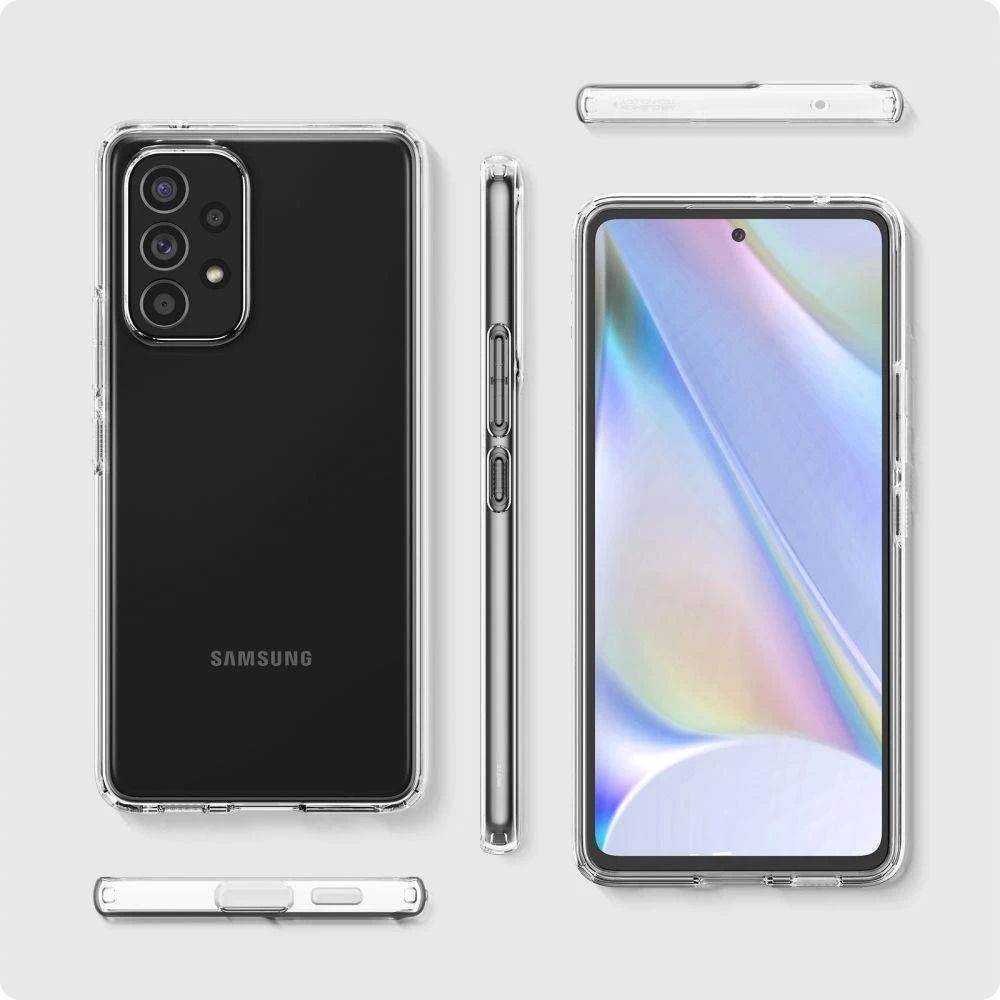 Samsung Galaxy A53 5G dėklas skaidrus SPIGEN Liquid Crystal 