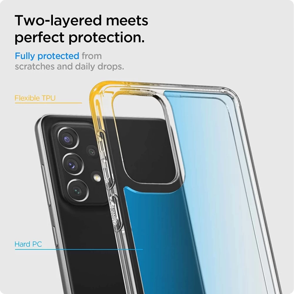 Samsung Galaxy A53 5G dėklas skaidrus SPIGEN Ultra Hybrid