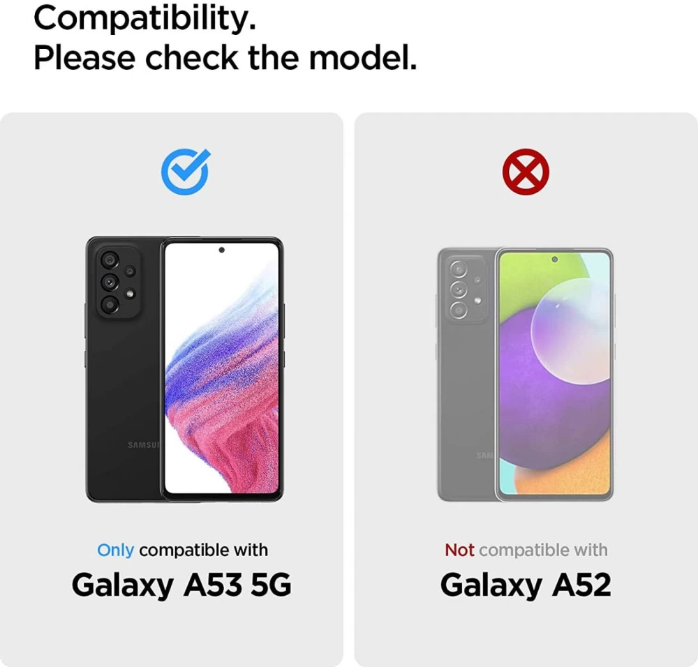 Samsung Galaxy A53 5G dėklas skaidrus SPIGEN Ultra Hybrid