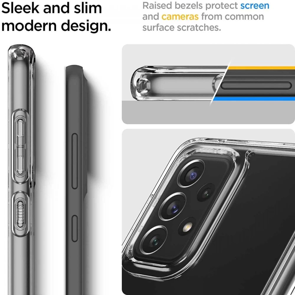 Samsung Galaxy A53 5G dėklas skaidrus SPIGEN Ultra Hybrid