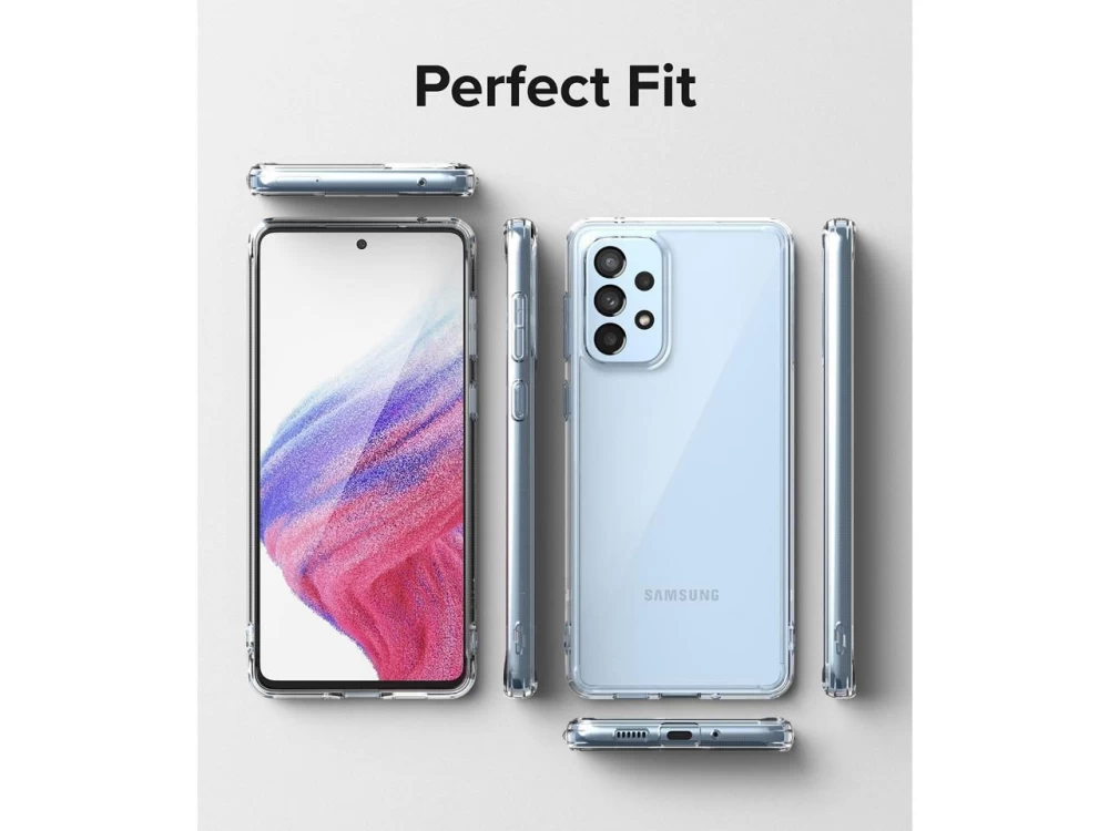 Samsung Galaxy A53 5G dėklas skaidrus RINGKE Fusion 