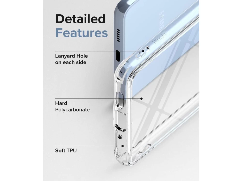 Samsung Galaxy A53 5G dėklas skaidrus RINGKE Fusion 