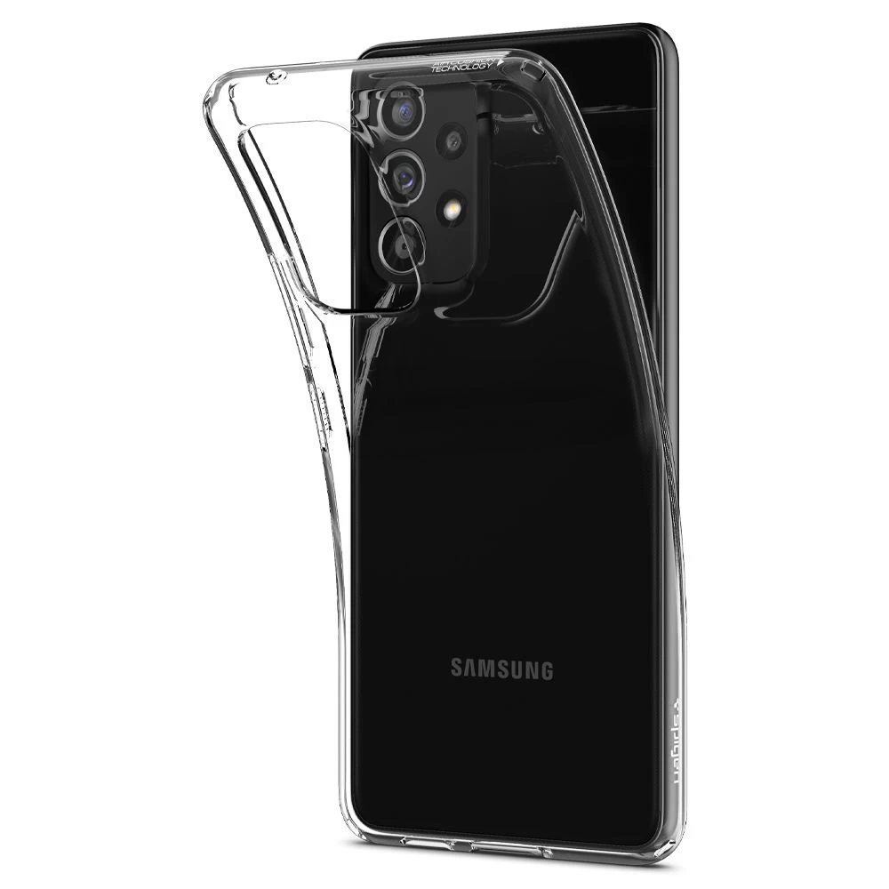 Samsung Galaxy A53 5G dėklas skaidrus SPIGEN Liquid Crystal