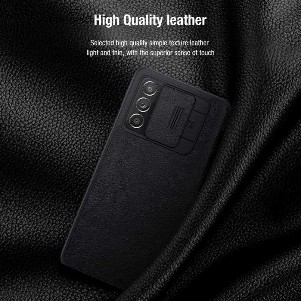 Samsung Galaxy A73 5G case brown Nillkin Qin Leather  Pro