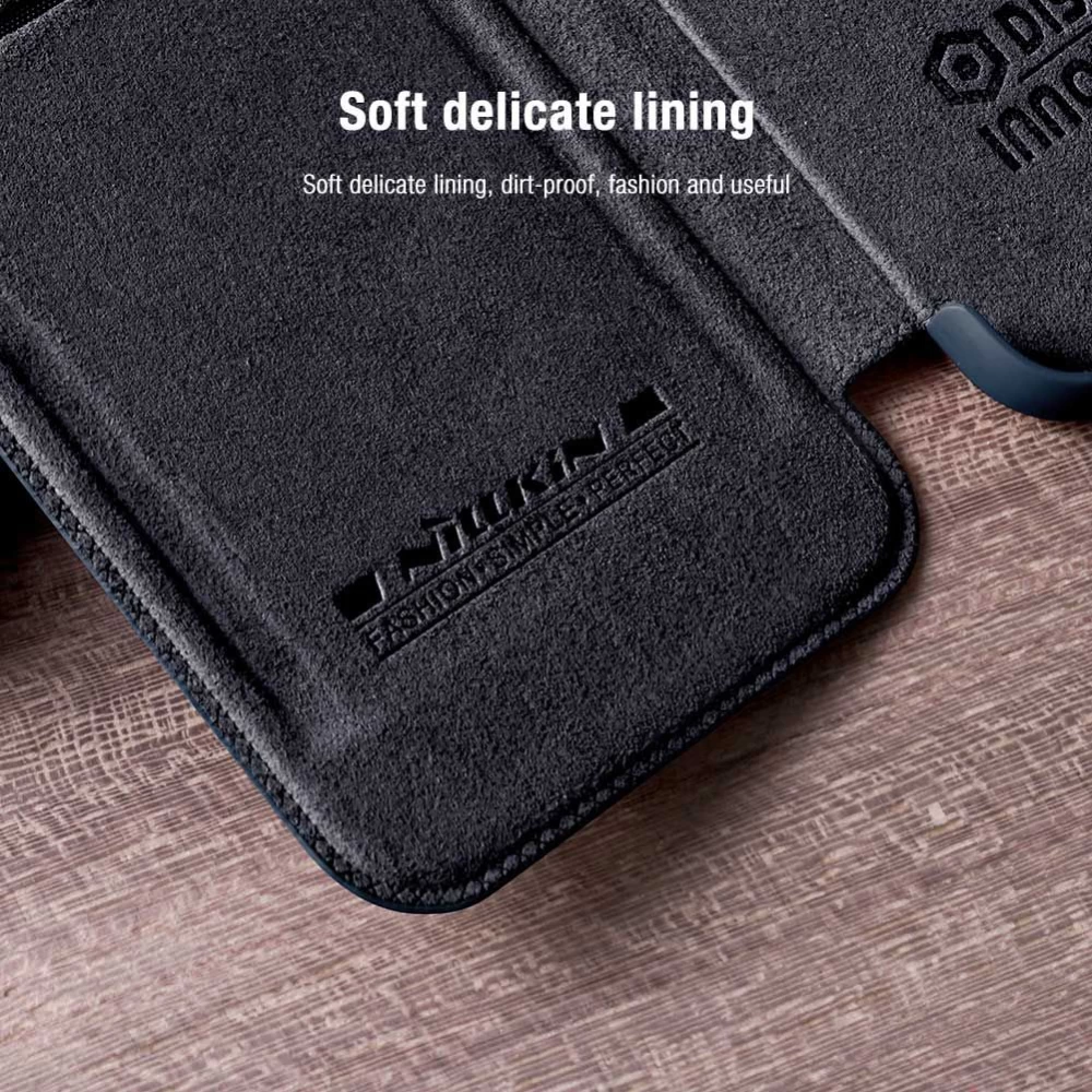 Samsung Galaxy A73 5G case brown Nillkin Qin Leather  Pro
