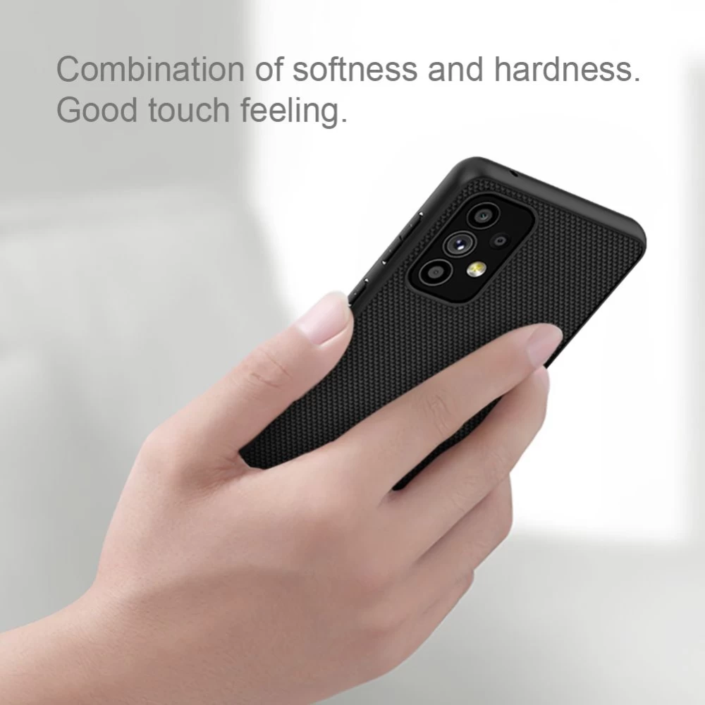 Samsung Galaxy A73 5G dėklas Juoda Nillkin Textured 