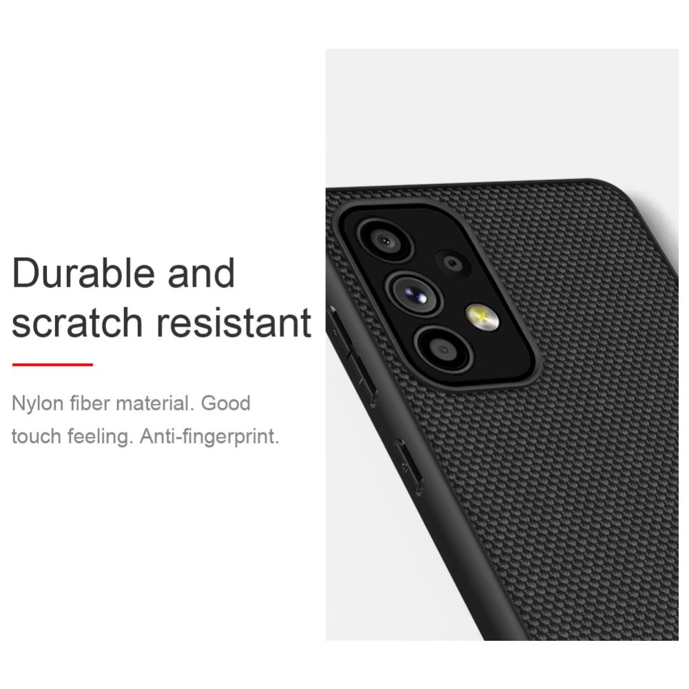 Samsung Galaxy A73 5G dėklas Juoda Nillkin Textured 
