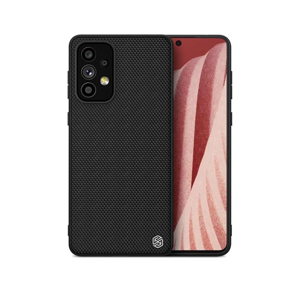 Samsung Galaxy A73 5G dėklas Juoda Nillkin Textured 