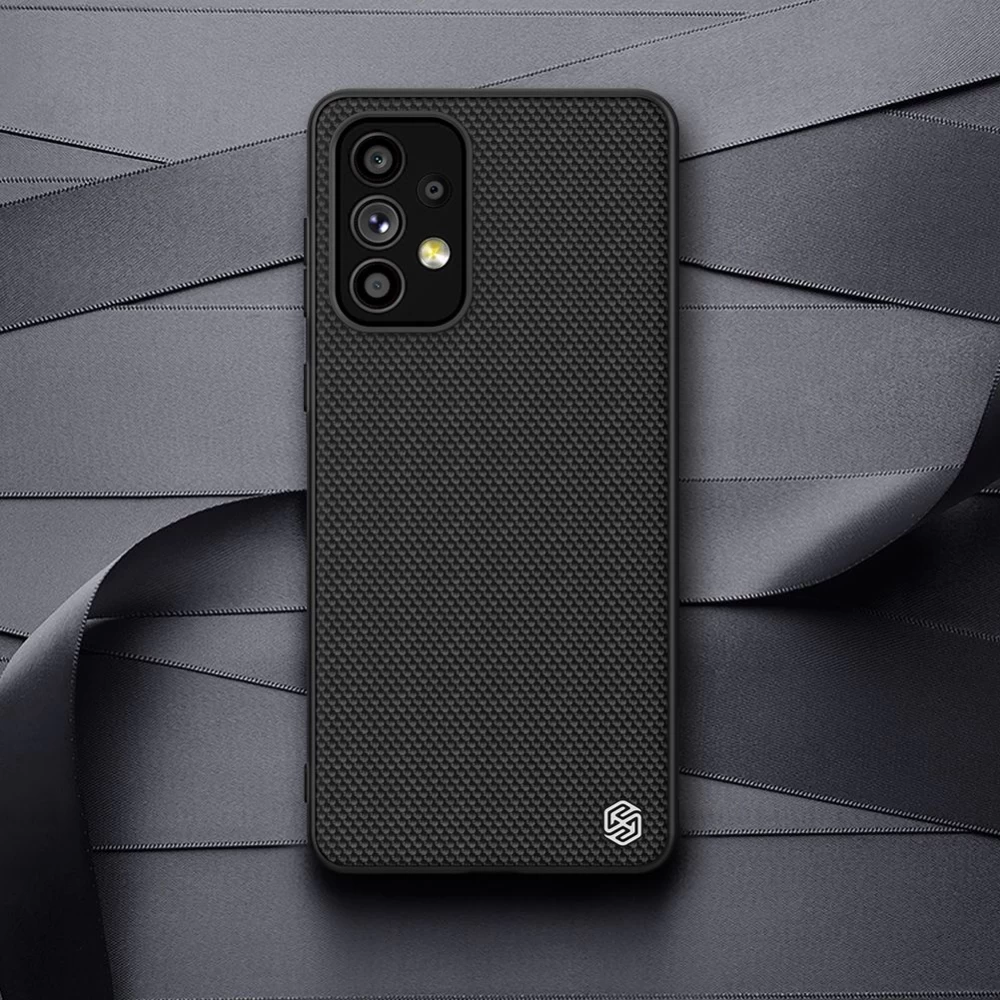 Samsung Galaxy A73 5G dėklas Juoda Nillkin Textured 