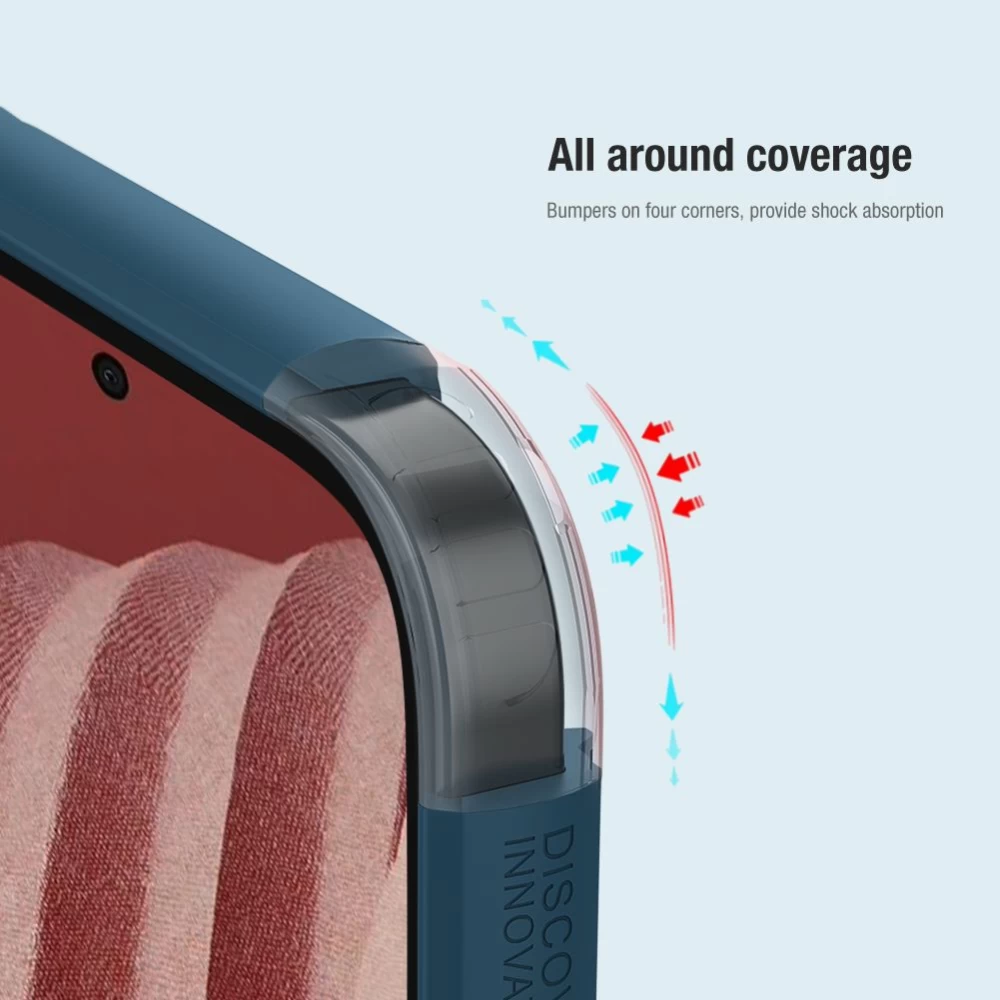 Samsung Galaxy A73 5G dėklas žalia Nillkin Super Frosted Shield Pro 