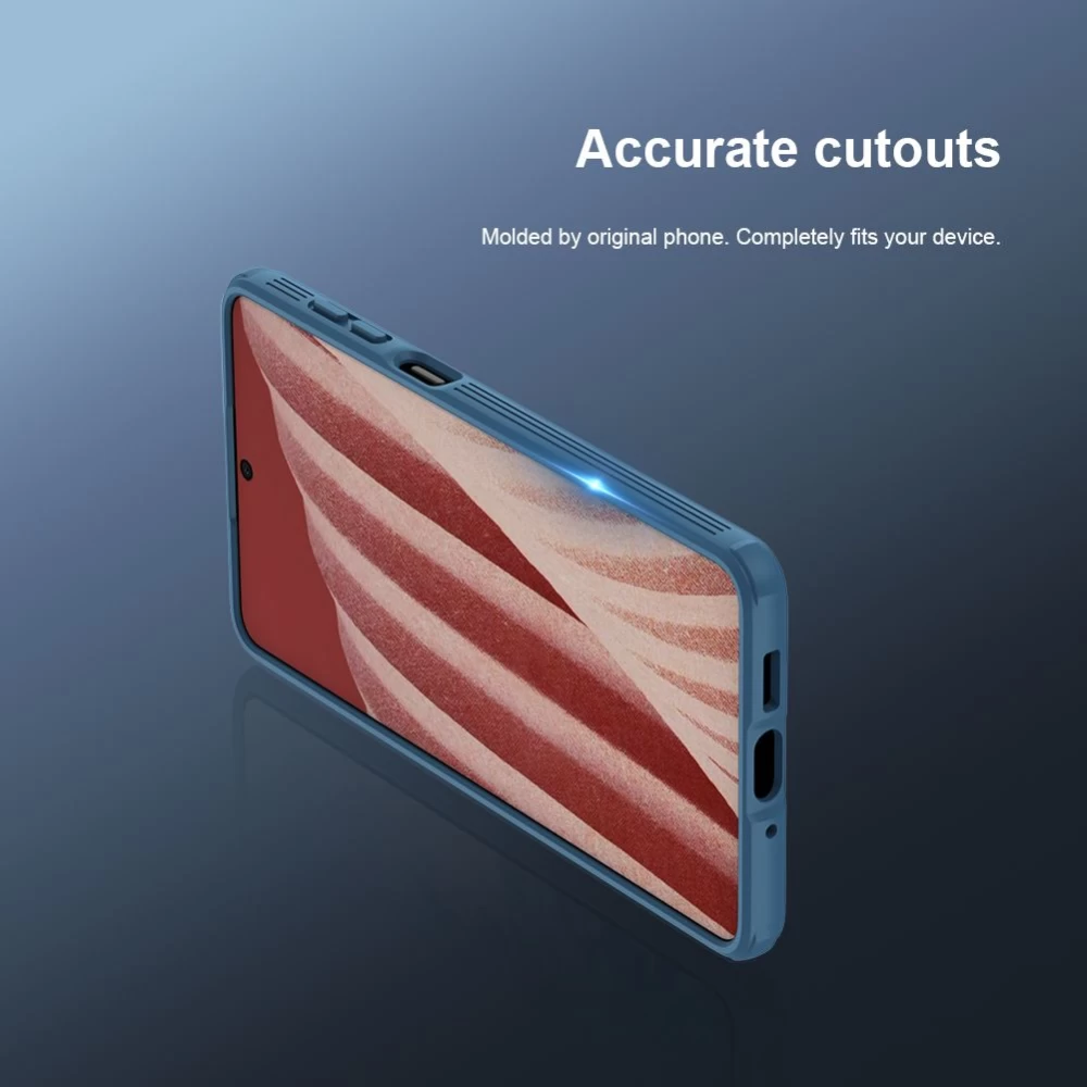 Samsung Galaxy A73 5G dėklas mėlyna Nillkin CamShield Pro 