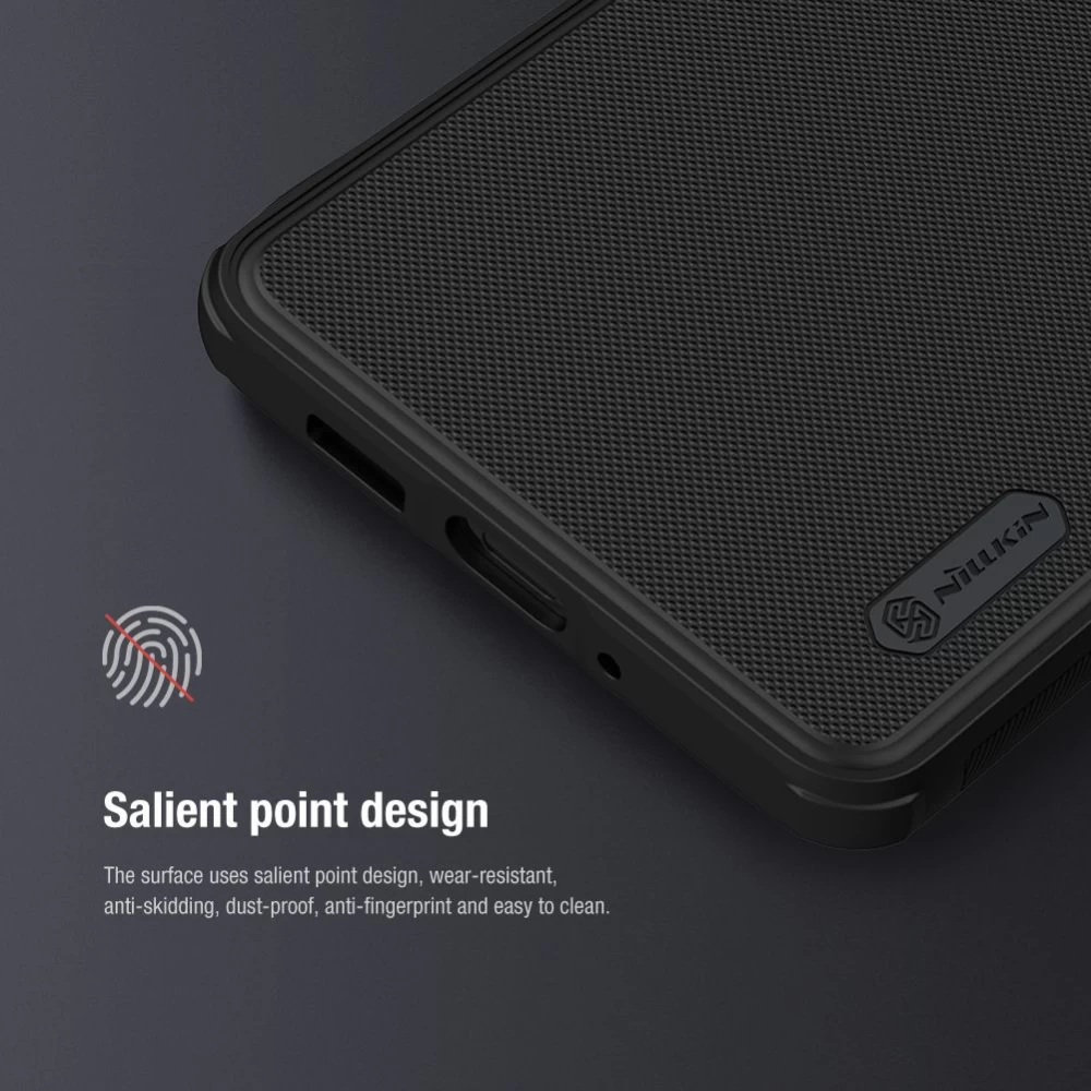 Samsung Galaxy A73 5G dėklas mėlyna Nillkin Super Frosted Shield Pro 