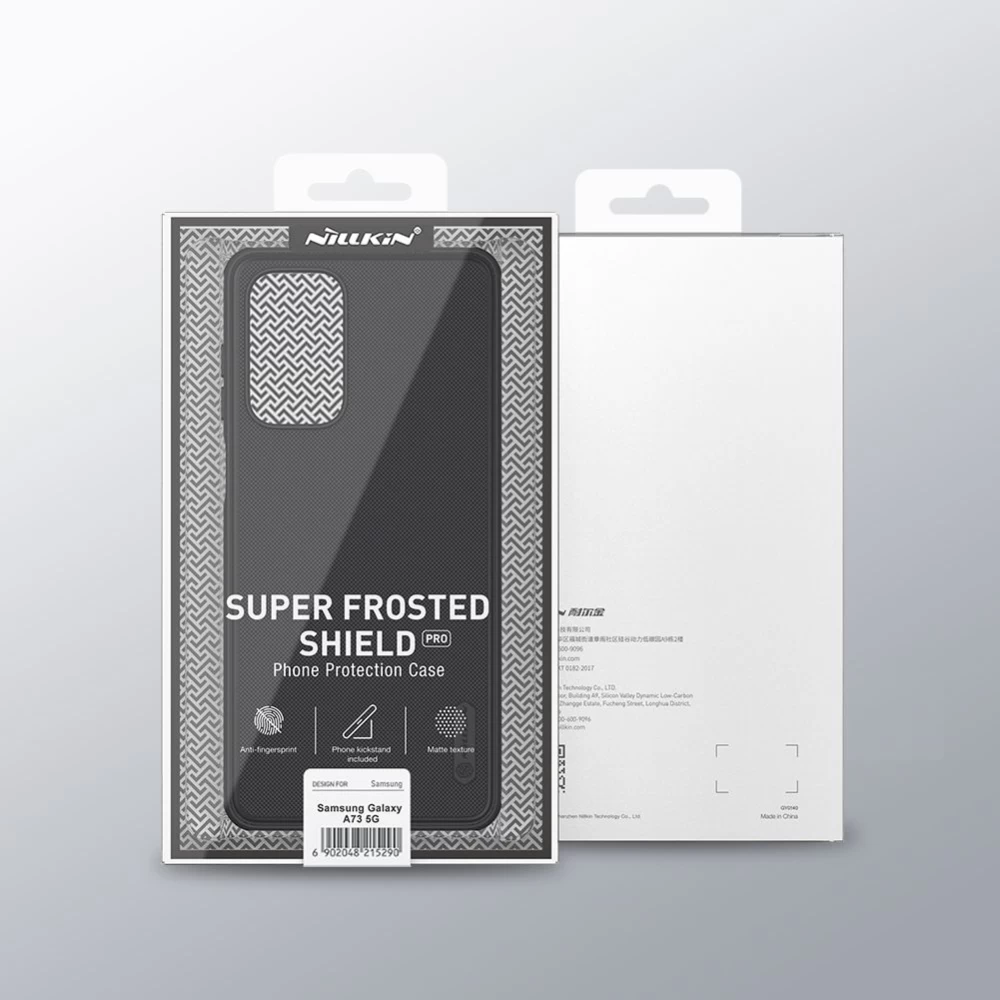 Samsung Galaxy A73 5G dėklas mėlyna Nillkin Super Frosted Shield Pro 