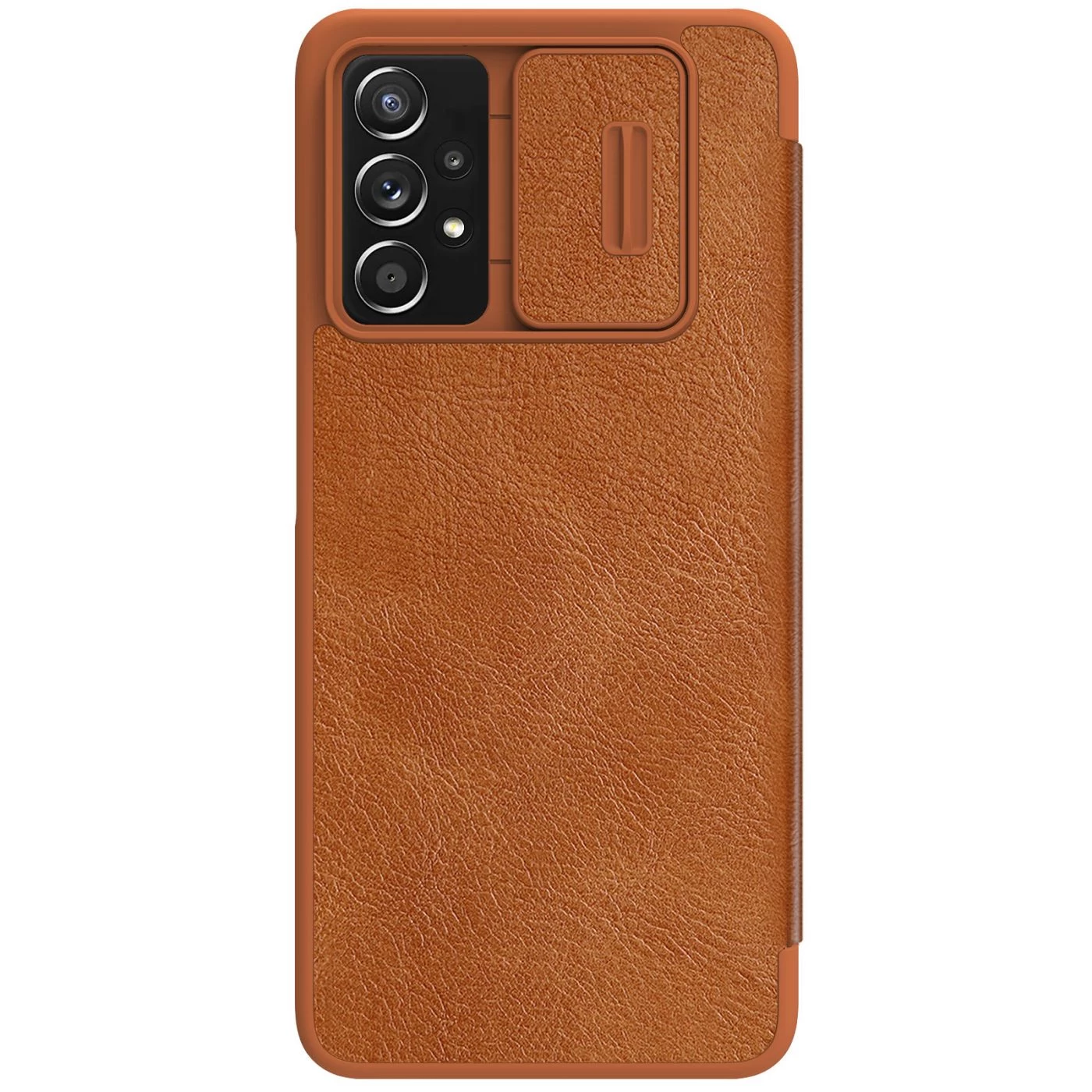 Samsung Galaxy A73 5G case brown Nillkin Qin Leather Pro