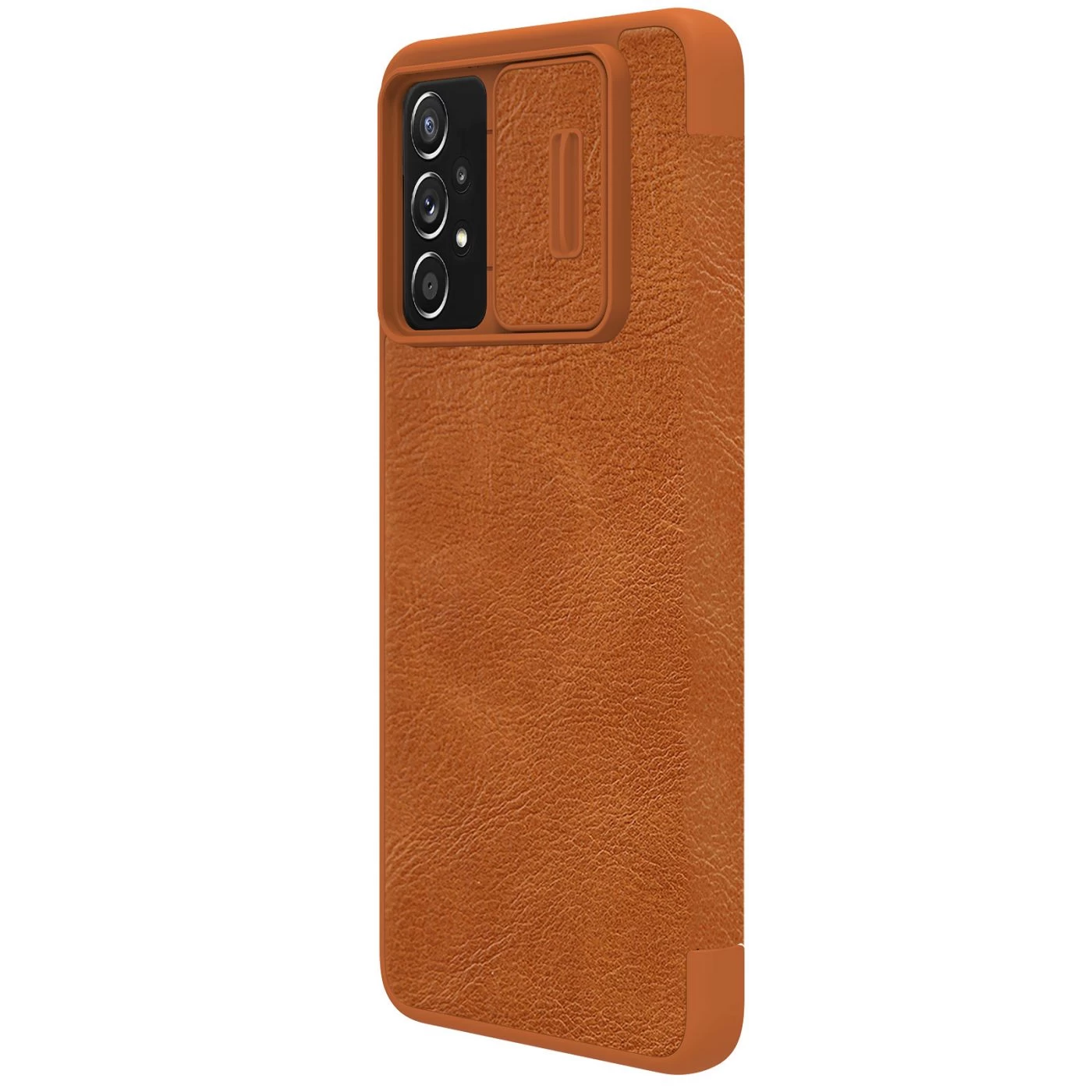 Samsung Galaxy A73 5G case brown Nillkin Qin Leather Pro