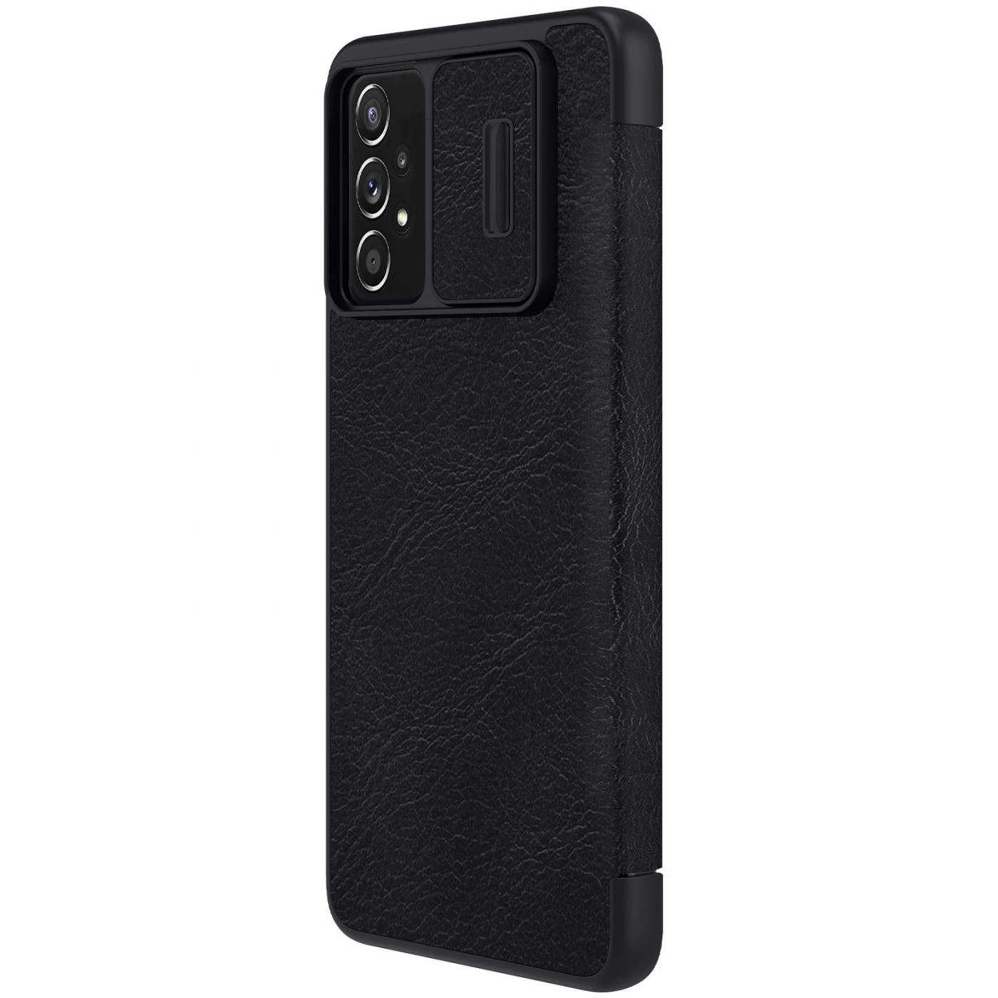 Samsung Galaxy A73 5G dėklas Juoda Nillkin Qin Leather Pro