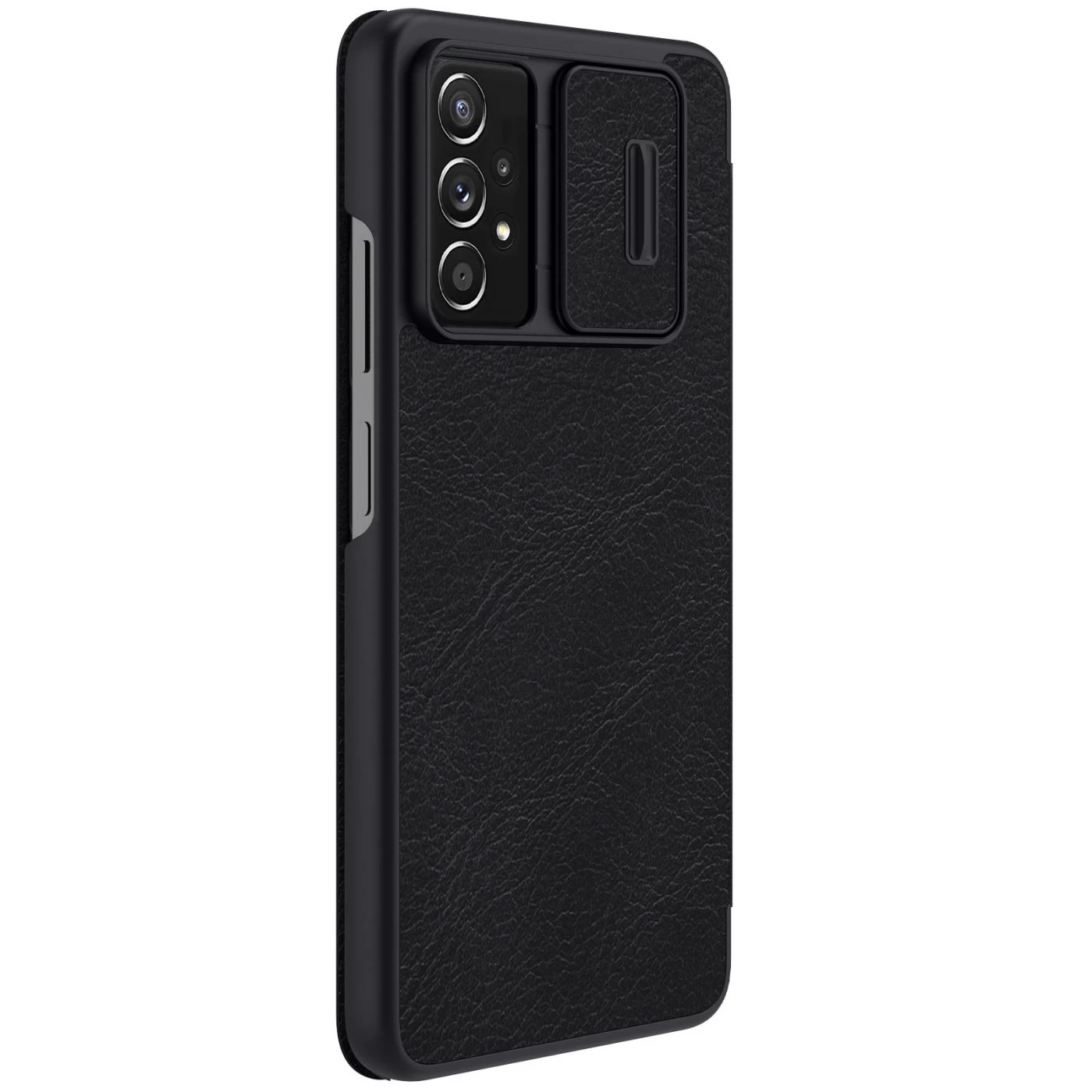 Samsung Galaxy A73 5G dėklas Juoda Nillkin Qin Leather Pro
