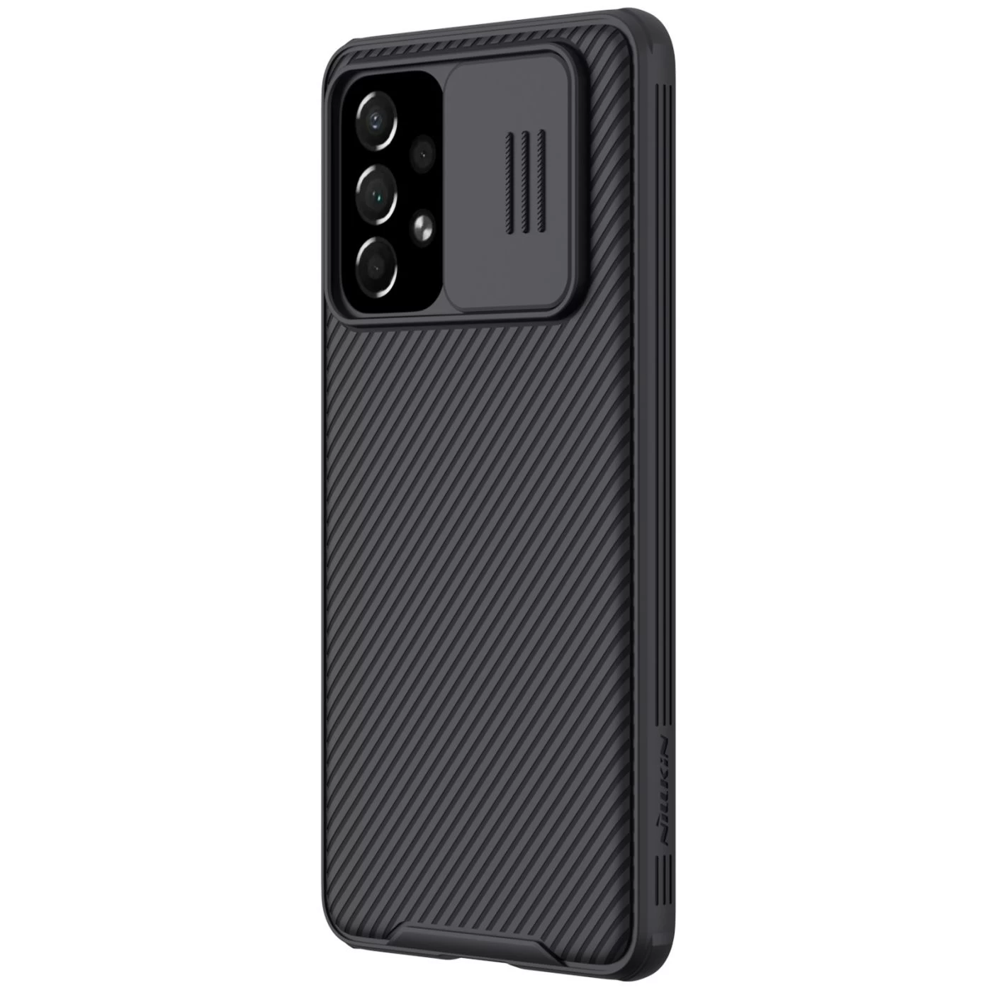 Samsung Galaxy A73 5G dėklas Juoda Nillkin CamShield Pro