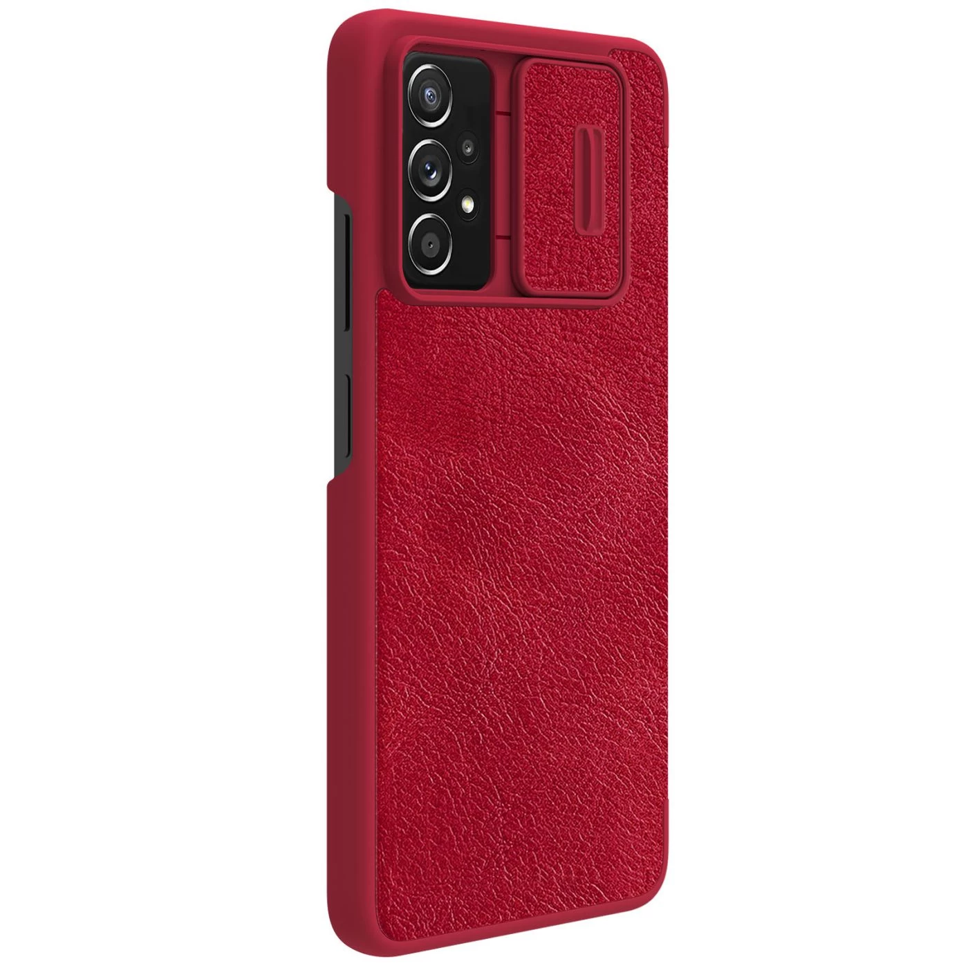 Samsung Galaxy A73 5G fodral röd Nillkin Qin Leather Pro