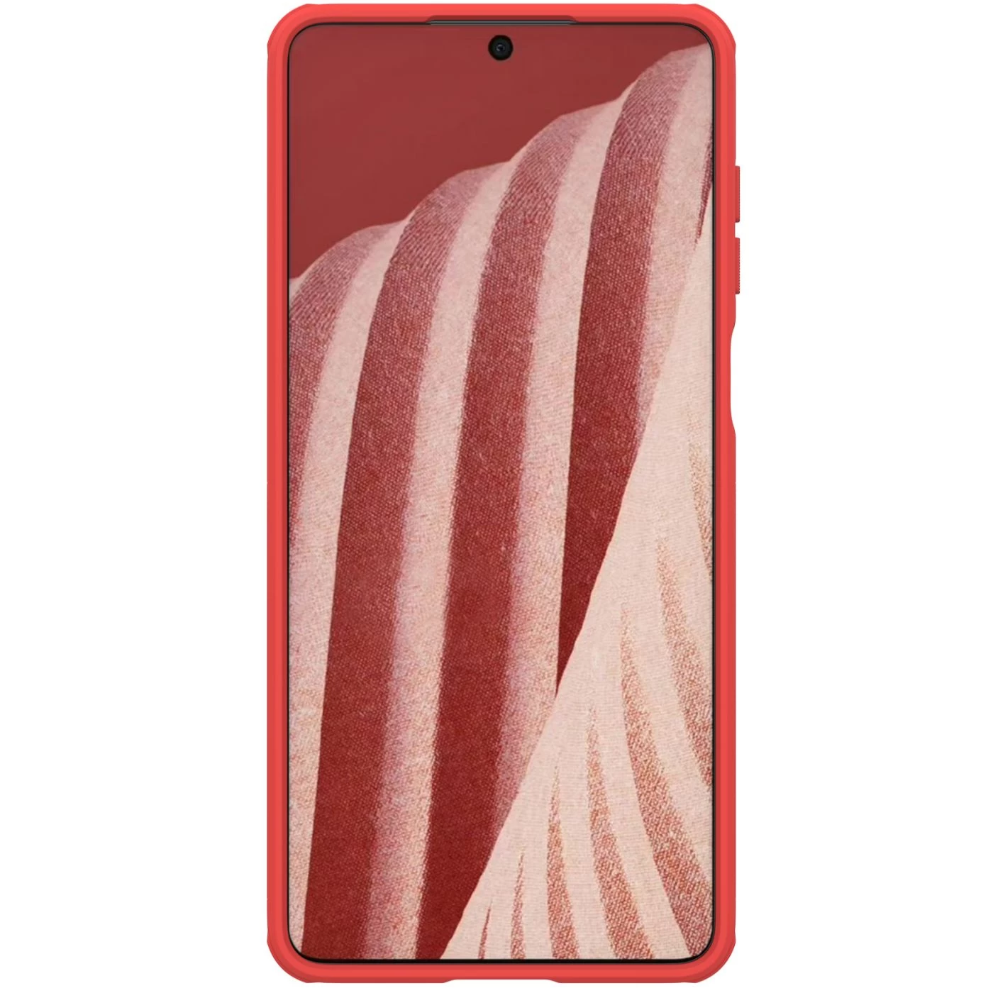 Samsung Galaxy A73 5G dėklas raudonas Nillkin Super Frosted Shield Pro