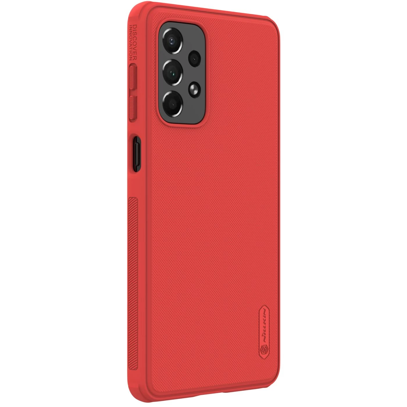 Samsung Galaxy A73 5G dėklas raudonas Nillkin Super Frosted Shield Pro